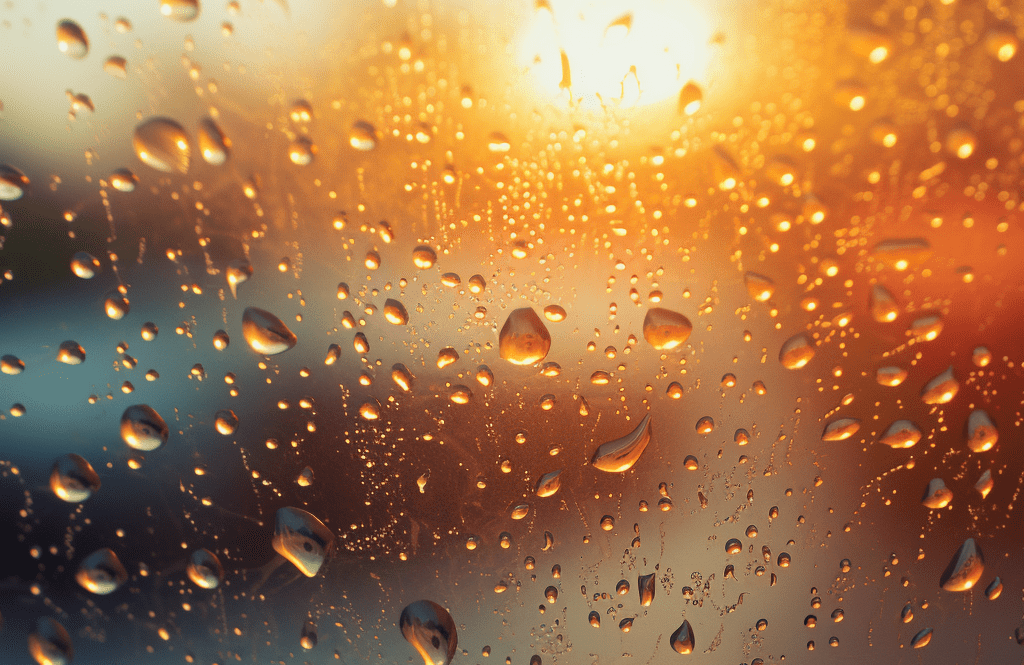 Typical sign of thermal bridges: A window with condensation on the inside.